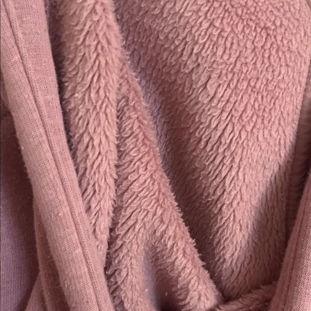 Athleta Mauve Hoodie size M with hood and draw string - Picture 8 of 9